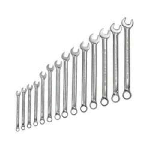 Proto® J1200HM14T5 Anti-Slip Combination Wrench Set, 14 Pieces, 7 to 20 mm, Full Polished