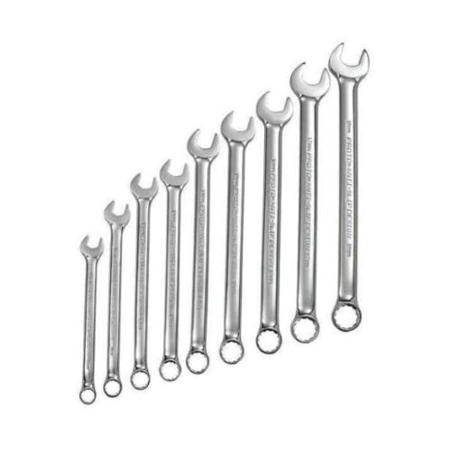 Proto® J1200M9T5 Combination Wrench Set, 9 Pieces, 10 to 18 mm, Full Polished