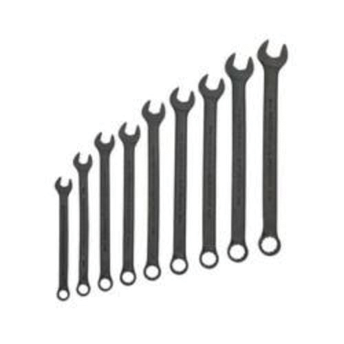 Proto® J1200MB9 Combination Wrench Set, 9 Pieces, 10 to 18 mm, Black Oxide