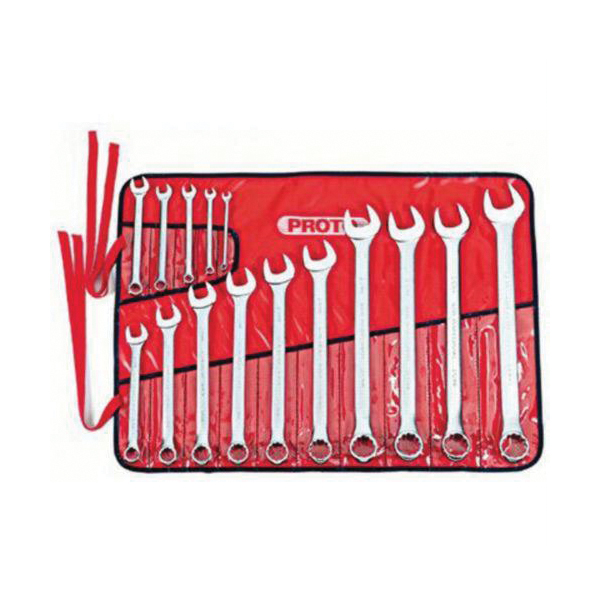 Proto® TorquePlus™ J1200P-MASD Anti-Slip Design Combination Wrench Set, Metric, 15 Pieces, 7 to 32 mm, Satin