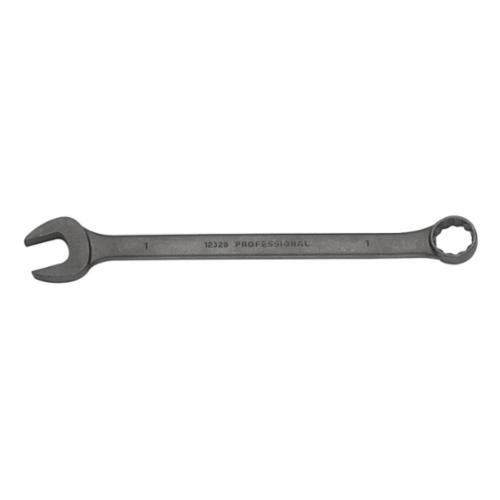 Proto® J1206MBA Combination Wrench, 6 mm Wrench, 12 Points, 15 deg Offset, 4-29/32 in OAL, Alloy Steel, Black Oxide, ASME B107.100