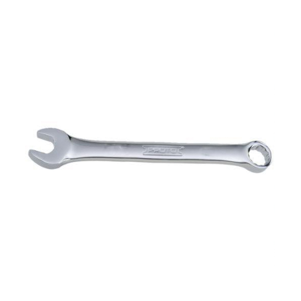 Proto® TorquePlus™ J1208ES Double End Combination Wrench, 1/4 in Wrench, 12 Points, 15 deg Offset, 3-1/4 in OAL, Alloy Steel, Full Polished, ASME B107.100-2010
