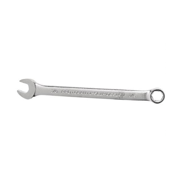 Proto® TorquePlus™ J1208HA Double End Hex Combination Wrench, 1/4 in Wrench, 6 Points, 15 deg Offset, 4-7/8 in OAL, Alloy Steel, Satin, ASME B107.100