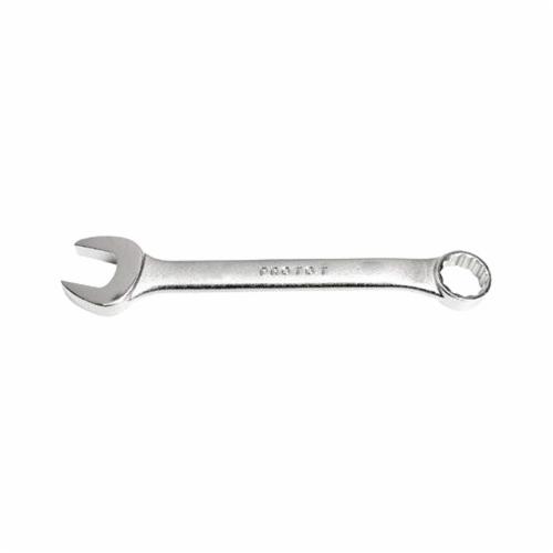 Proto® J1222TF Short Combination Wrench, Imperial, 11/16 in Wrench, 12 Points, 15 deg Offset, 7-1/16 in OAL, Alloy Steel, Satin, ASME B107.100