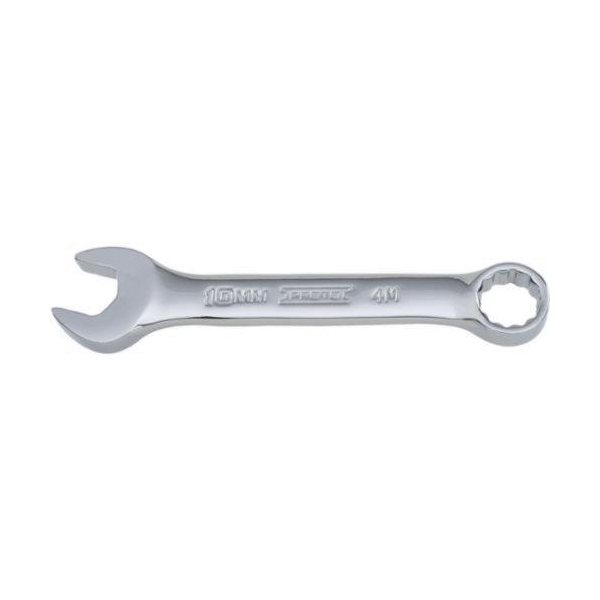 Proto® TorquePlus™ J1210MESB Combination Wrench, 10 mm Wrench, 12 Points, 15 deg Offset, 3-3/4 in OAL, Alloy Steel, Black Oxide, ASME B107.100-2061