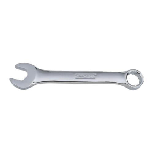 Proto® TorquePlus™ J1211ES Double End Combination Wrench, 11/32 in Wrench, 12 Points, 15 deg Offset, 3-5/8 in OAL, Alloy Steel, Full Polished, ASME B107.100-2010