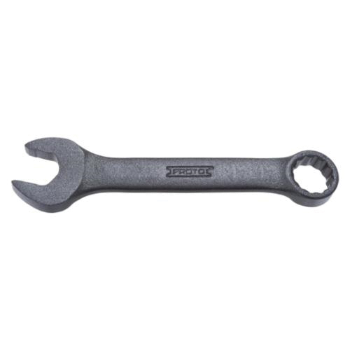 Proto® TorquePlus™ J1211MESB Combination Wrench, 11 mm Wrench, 12 Points, 15 deg Offset, 3-15/16 in OAL, Alloy Steel, Black Oxide, ASME B107.100-2061