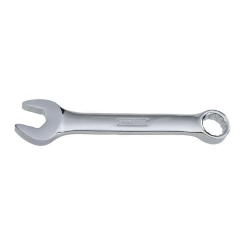 Proto® TorquePlus™ J1212ES Double End Combination Wrench, 3/8 in Wrench, 12 Points, 15 deg Offset, 3-3/4 in OAL, Alloy Steel, Full Polished, ASME B107.100-2010
