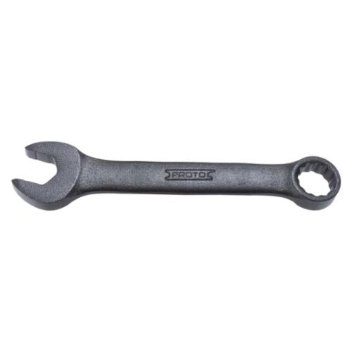 Proto® TorquePlus™ J1212ESB Double End Combination Wrench, 3/8 in Wrench, 12 Points, 15 deg Offset, 3-3/4 in OAL, Alloy Steel, Black Oxide, ASME B107.100-2047
