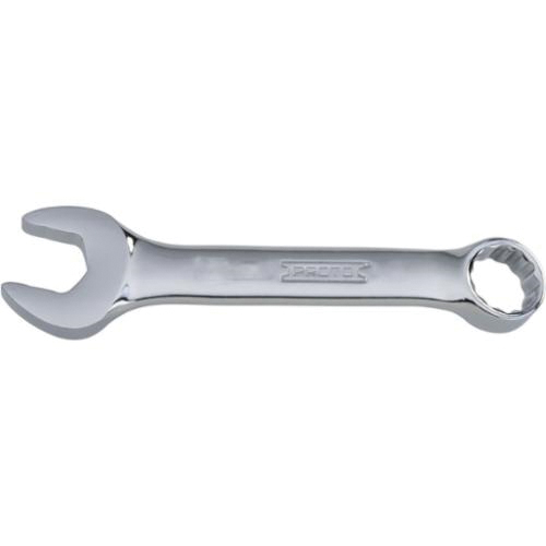 Proto® TorquePlus™ J1212MES Combination Wrench, 12 mm Wrench, 12 Points, 15 deg Offset, 4-1/8 in OAL, Alloy Steel, Full Polished, ASME B107.100-2010