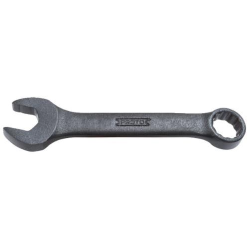 Proto® TorquePlus™ J1214ESB Double End Combination Wrench, 7/16 in Wrench, 12 Points, 15 deg Offset, 3-15/16 in OAL, Alloy Steel, Black Oxide, ASME B107.100-2047