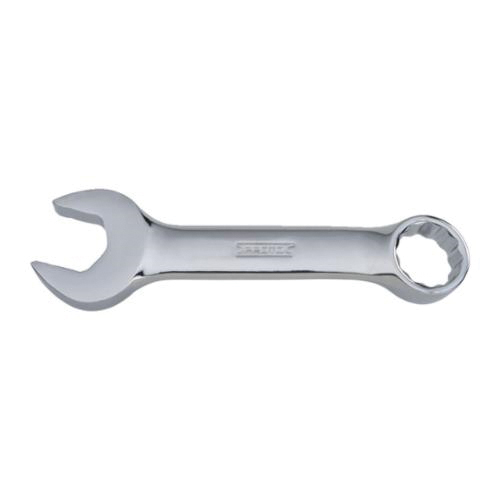 Proto® TorquePlus™ J1222ES Double End Combination Wrench, 11/16 in Wrench, 12 Points, 15 deg Offset, 5-1/16 in OAL, Alloy Steel, Full Polished, ASME B107.100-2010