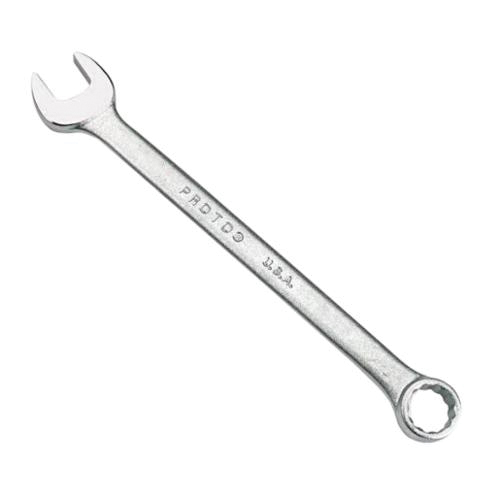 Proto® TorquePlus™ J1236M Anti-Slip Design Combination Wrench, 36 mm Wrench, 12 Points, 15 deg Offset, 19 in OAL, Alloy Steel, Satin, ASME B107.100, ANSI B107.9