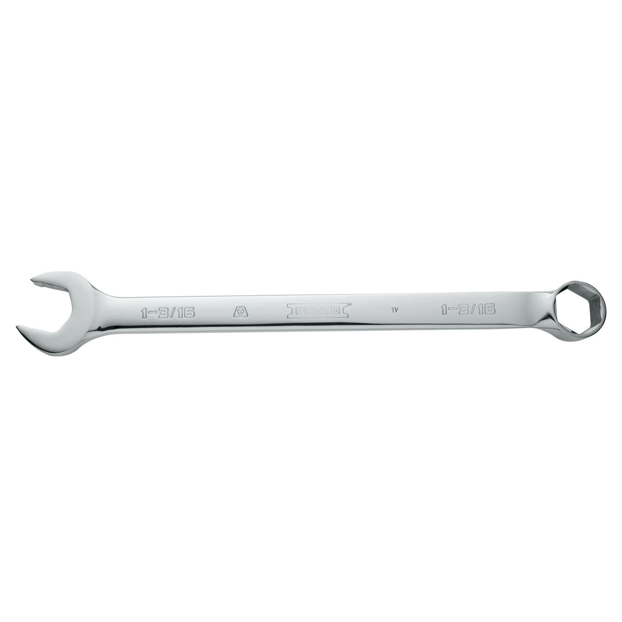 Proto® TorquePlus™ J1238H-T500 Double End Combination Wrench, 1-3/16 in, 6 Points, 15 deg Offset, 15-7/8 in OAL, Alloy Steel, Full Polished, ASME B107.100