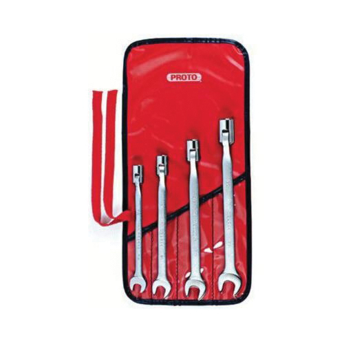 Proto® TorquePlus™ J1270B Flex Wrench Set, 4 Pieces, 7/16 to 5/8 in, Satin