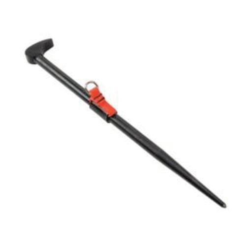 Proto® J2126-TT Tether Ready Pry Bar, Rolling Head Tip, 12 in OAL, High Alloy Steel