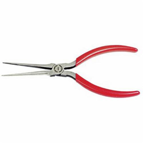 Proto® J223G Extra Long Thin Needle Nose Plier, Serrated Steel Jaw, 2-5/32 in L x 1/2 in W Jaw, 6-5/32 in OAL, 9/32 in W Tip