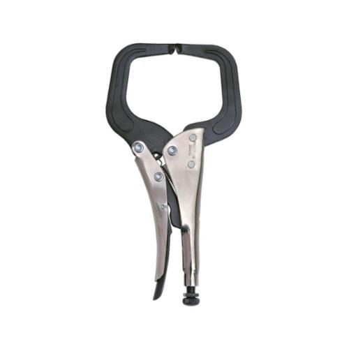 Proto® J266NC Locking Plier, C-Clamp Jaw Opening, 4-11/32 in W Jaw, Steel, Polished Chrome/Nickel Plated