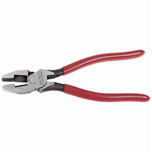 Proto® J268G Lineman's Plier, 1-1/2 in L x 1-3/16 in W x 5/8 in THK Carbon Steel Diamond Serrated Jaw, 8-5/8 in OAL, ANSI B107.20M, Federal GGG-W-471E