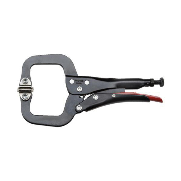 Proto® J269XL Miniature Locking C-Clamp With Swivel Pad, 1-61/64 in D Throat, 1-61/64 in Jaw Opening, 3/4 in W x 1-61/64 in D Jaw, Alloy Steel