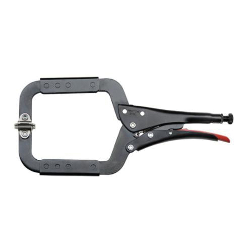 Proto® J270XL Miniature Locking C-Clamp With Swivel Pad, 3-45/64 in D Throat, 3-9/64 in Jaw Opening, 1-11/64 in W x 3-45/64 in D Jaw, Alloy Steel