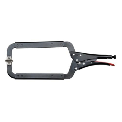 Proto® J272XL Miniature Locking C-Clamp With Swivel Pad, 9-7/16 in Jaw Opening, 1-1/8 in W Jaw, Steel