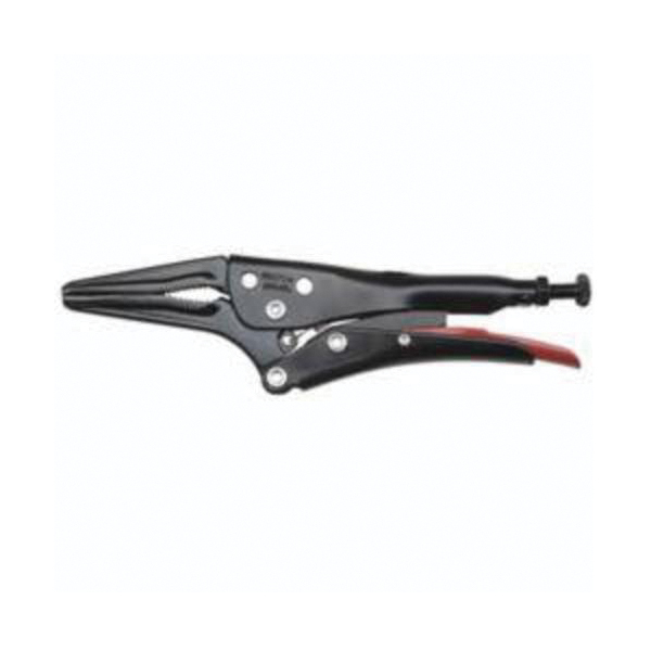 Proto® J286LNXL Locking Mini Plier, 2-3/16 in Nominal, Screw Locking, 2 in L x 19/64 in W x 5/16 in THK Alloy Steel Long Nose Jaw, Machined/Serrated Jaw Surface, 6 in OAL