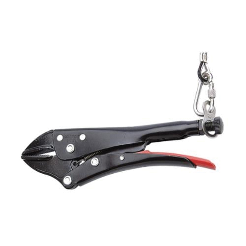 Proto® J293XL-TT Locking Tether Ready Plier, 2-1/2 in Nominal, Locking Nut Locking, 1-2/3 in L x 5/8 in W x 1/2 in THK Alloy Steel Straight Jaw, Machined Jaw Surface, 9-1/4 in OAL