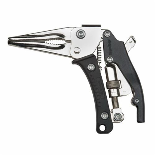 Proto® J300XL Locking Plier, 2-5/8 in, Screw Locking, 3 in L x 1-1/4 in W x 3/8 in THK Curved/Long/Straight Alloy Steel Jaw, 5 in OAL