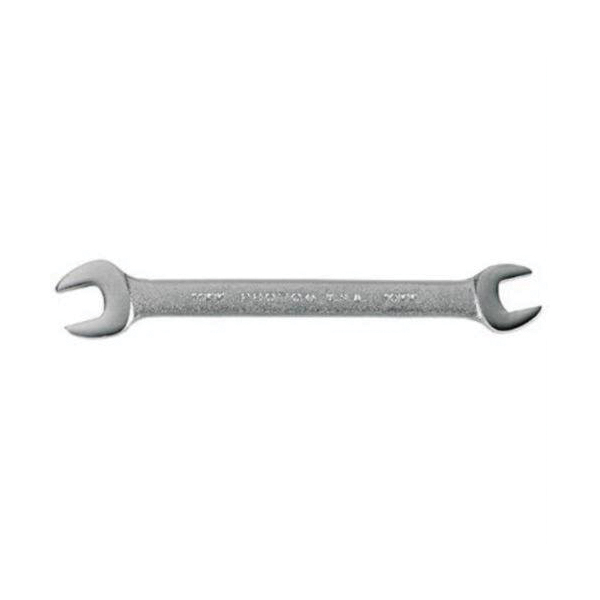 Proto® J30607 Open End Wrench, 6 x 7 mm Wrench, Angled/Double Head, 114.3 mm L, Alloy Steel, Satin, ASME B107.100