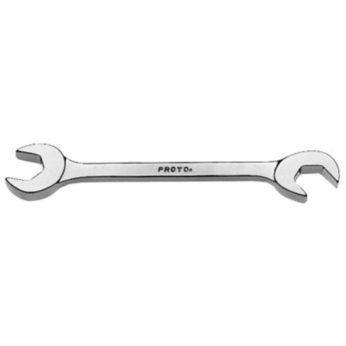 Proto® J3109M Open End Wrench, 9 mm Wrench, Angled/Double Head, 120.6 mm L, Alloy Steel, Full Polished, ASME B107.100