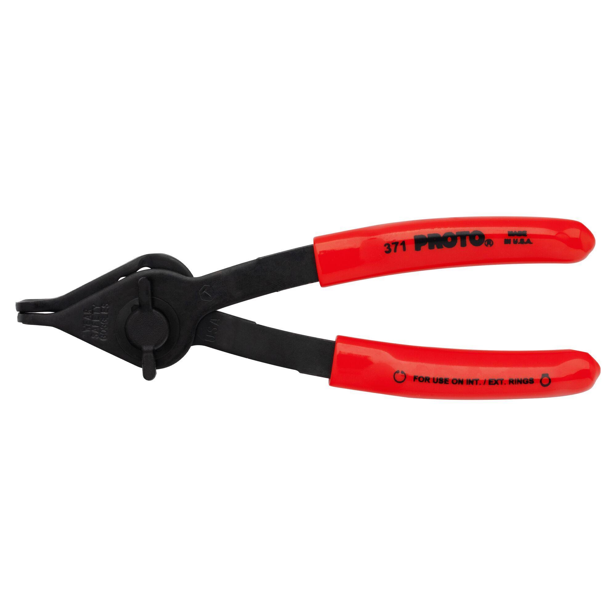 Proto® J371 Convertible Retaining Ring-Clip Plier, Standard Jaw, 5-11/16 in OAL