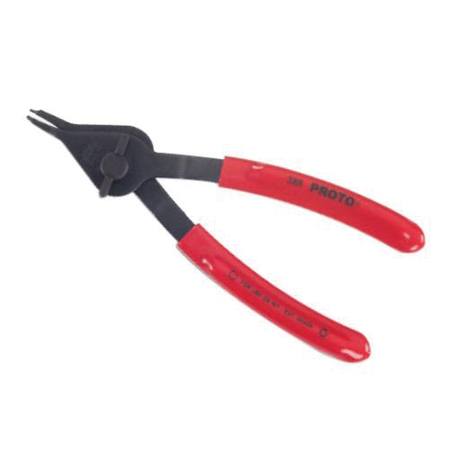 Proto® J372 Convertible External Internal Retaining Ring-Clip Plier, 0.047 in Straight Alloy Steel Jaw