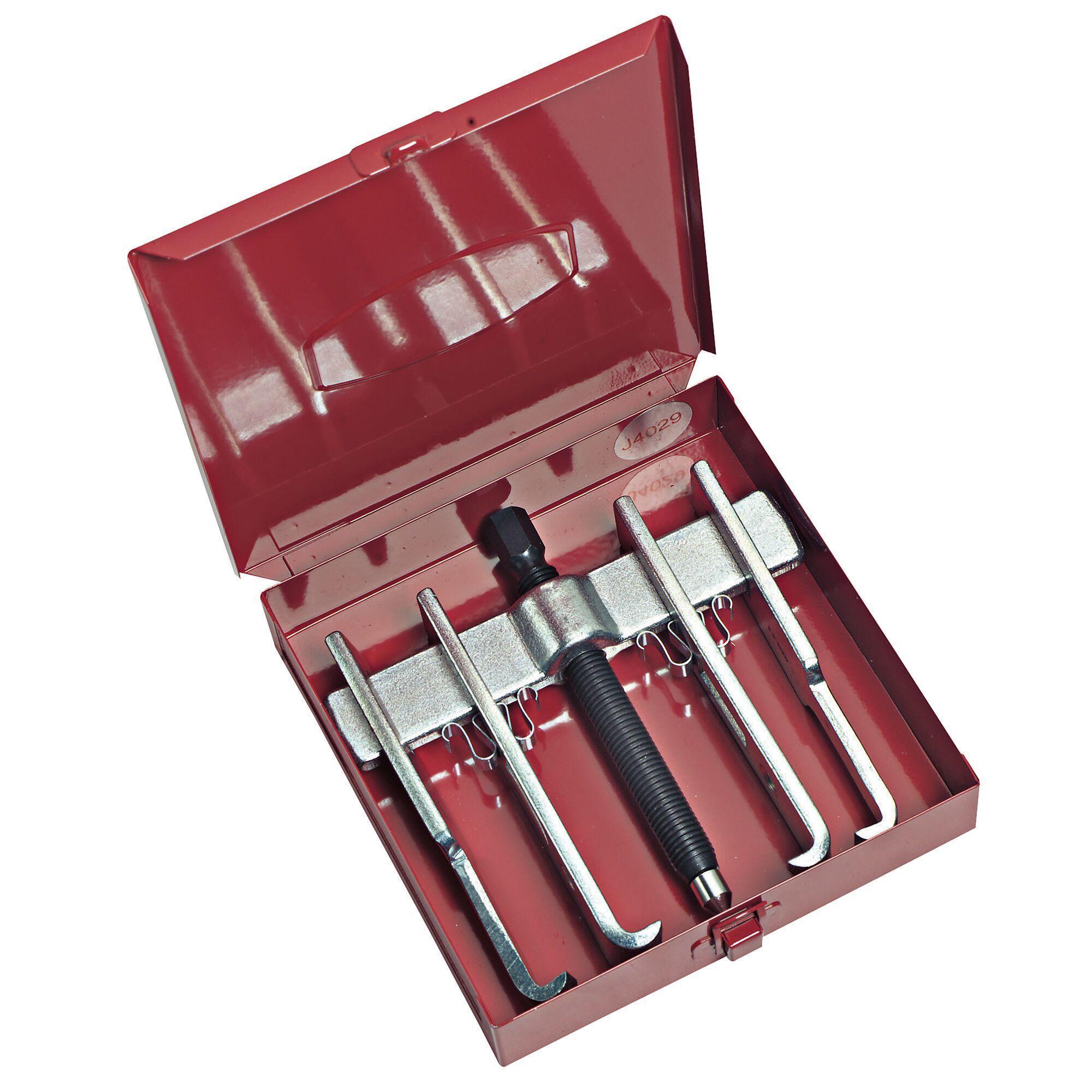 Proto® PROTO-EASE™ J4212SJB 2-Way Straight Jaw Puller Set, 6 ton, 2 in, 4 in Max Reach, 6 in Max Spread