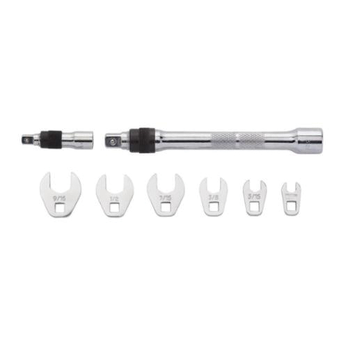 Proto® J47000CFL Anti-Slip Crowfoot Wrench Set, 8 Pieces, 1/4 to 9/16 in, Full Polished