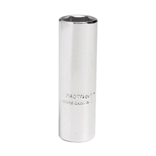 Proto® TorquePlus™ J4704LM Deep Length Socket, Metric, 1/4 in Square Drive, 4 mm