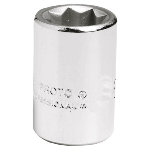 Proto® TorquePlus™ J4708S Standard Length Socket, Imperial, 1/4 in Square Drive, 1/4 in