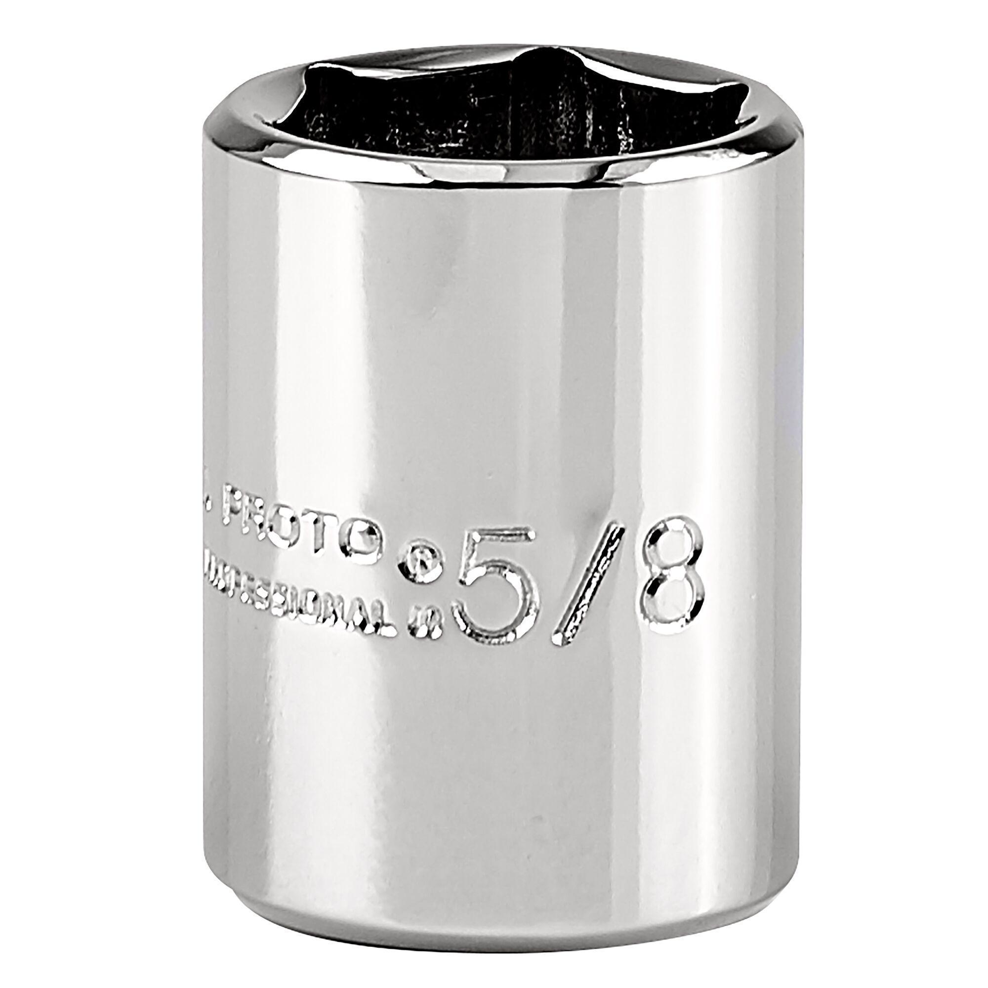 Proto® TorquePlus™ J4720A Standard Length Socket, Imperial, 1/4 in Square Drive, 5/8 in
