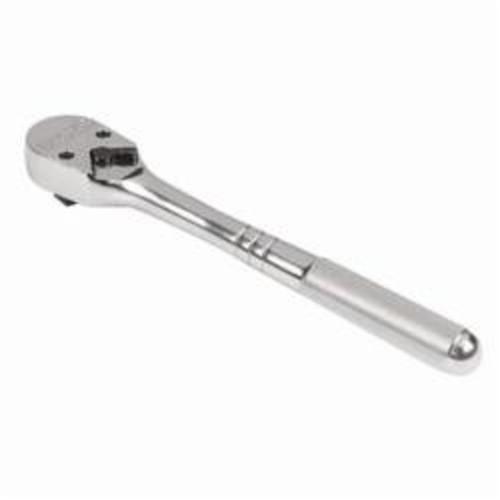 Proto® J4749P Uninsulated Hand Ratchet, 1/4 in Drive, Pear Head, 5 in OAL, Steel, Polished Chrome
