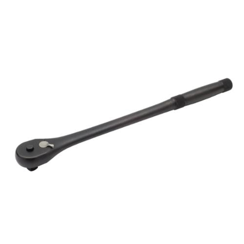 Proto® J4749XLQRBL Uninsulated Hand Ratchet, 1/4 in Drive, Pear Head, 5-11/16 in OAL, Steel, Black Oxide, ASME B107.10