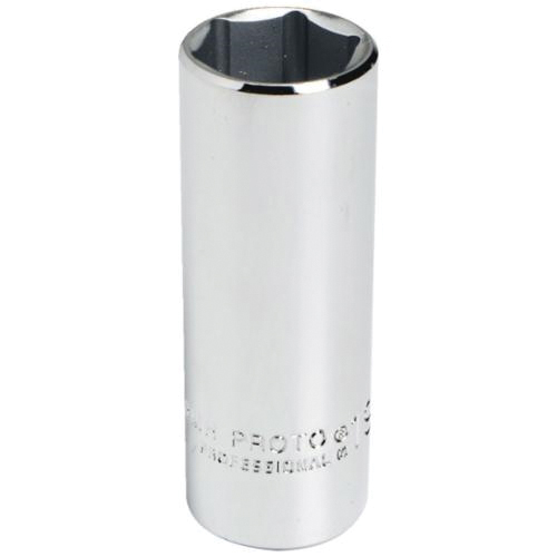 Proto® TorquePlus™ J5006MH Deep Length Socket, Metric, 3/8 in Square Drive, 6 mm