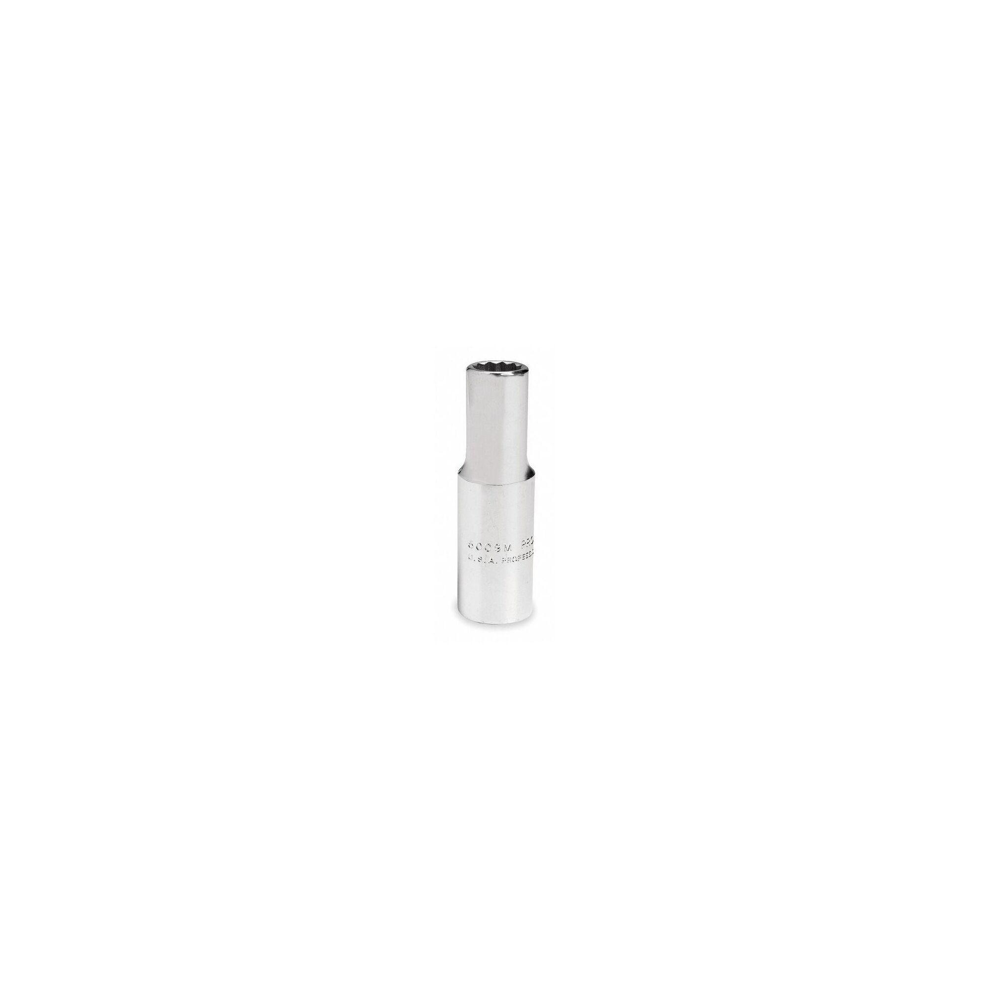 Proto® TorquePlus™ J5019M Deep Length Socket, Metric, 3/8 in Square Drive, 19 mm