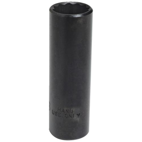 Proto® TorquePlus™ ProtoBlack™ J5032B Deep Length Socket, Imperial, 3/8 in Square Drive, 1 in