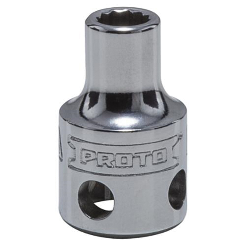 Proto® TorquePlus™ J5207M-TT Standard Length Tether Ready Socket, 3/8 in Square Drive, 7 mm, 12 Points