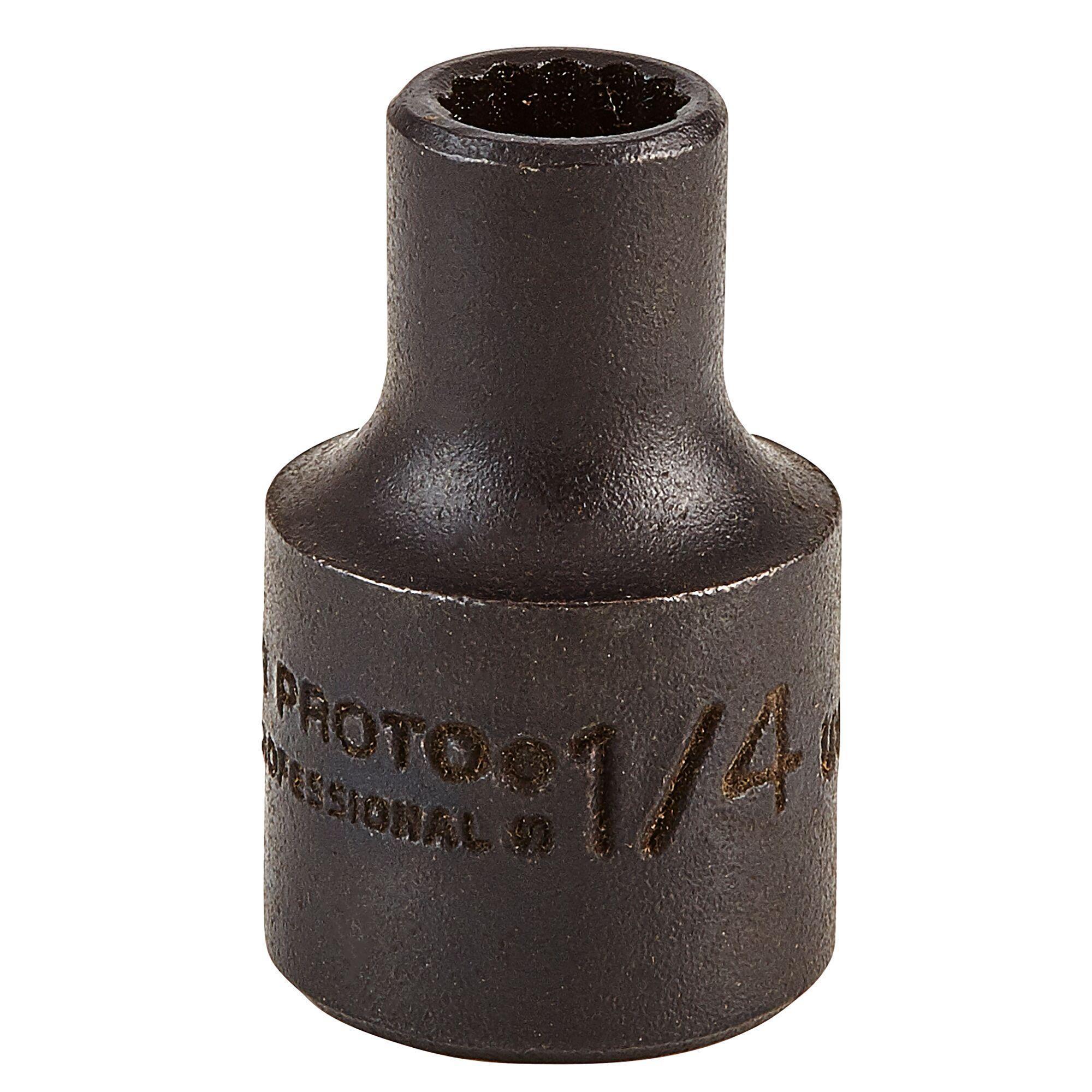 Proto® TorquePlus™ J5208B Standard Length Socket, Imperial, 3/8 in Square Drive, 1/4 in