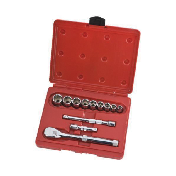 Proto® J52128XL Socket Bit Set, 3/8 in Drive, 12 Pieces, Full Polished, ASME B107.1/B107.500