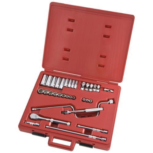 Proto® TorquePlus™ J52138XL, ASME B107.1/B107.500, Imperial, 8/12 Points, 3/8 in Drive, 33 Pieces