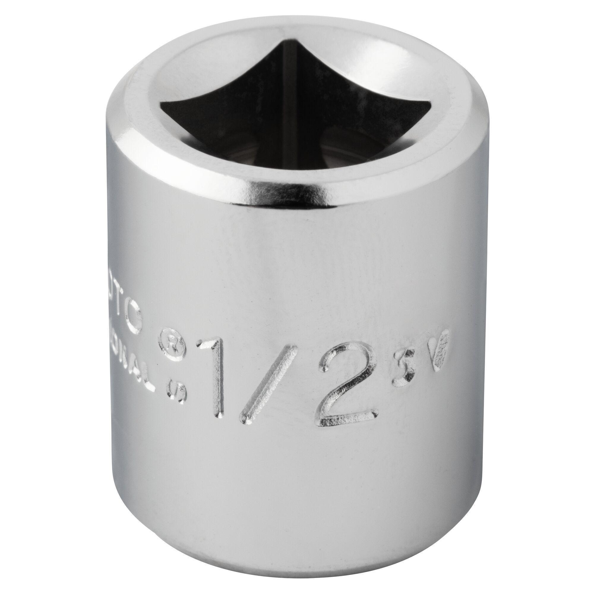 Proto® TorquePlus™ J5216HS Super Short Length Socket, Imperial, 3/8 in Square Drive, 1/2 in