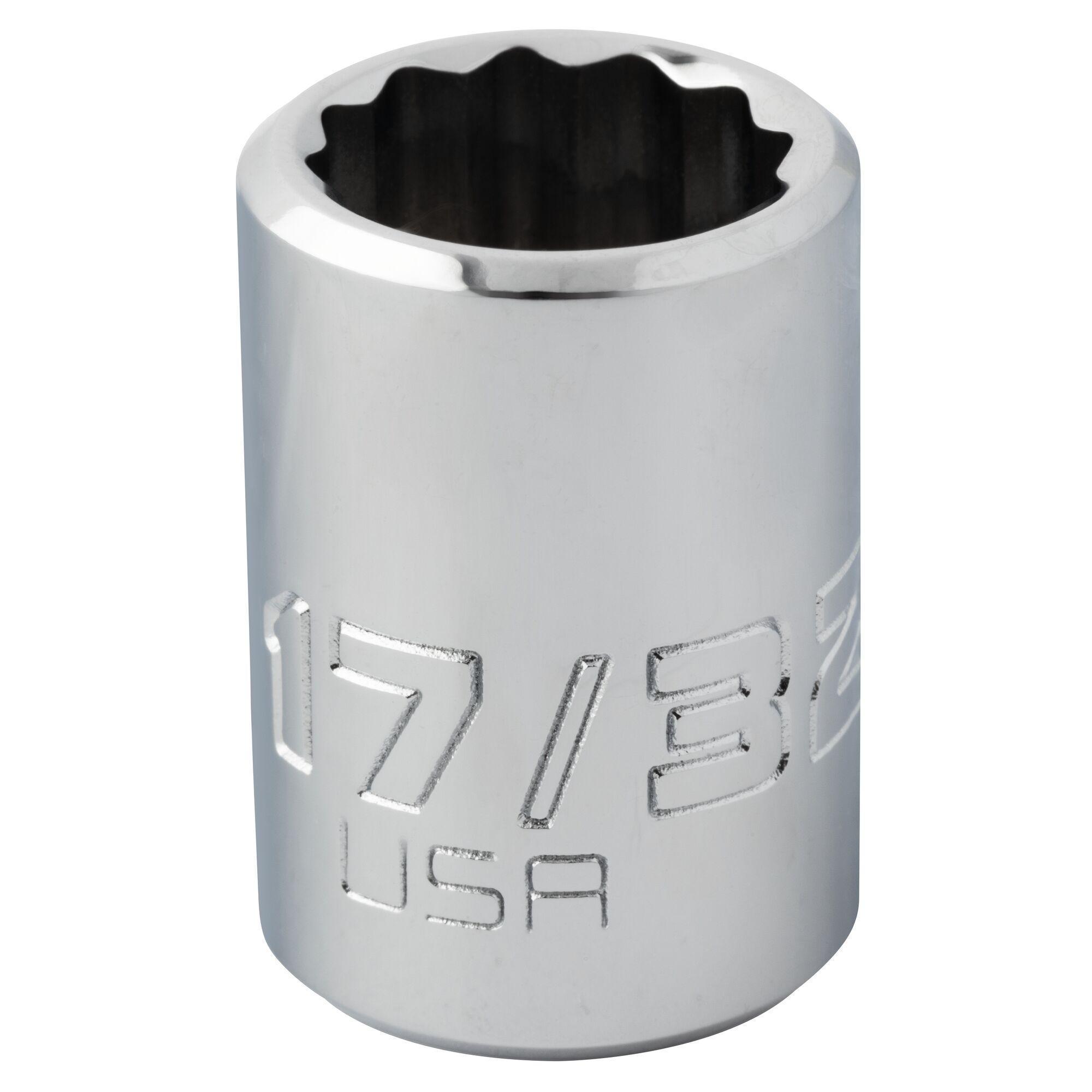 Proto® TorquePlus™ J5217 Standard Length Socket, Imperial, 3/8 in Square Drive, 17/32 in