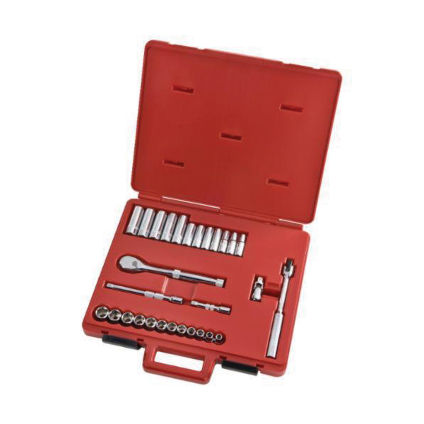 Proto® TorquePlus™ J52220XL, ASME B107.5M/B107.500, Metric, 6 Points, 3/8 in Drive, 29 Pieces